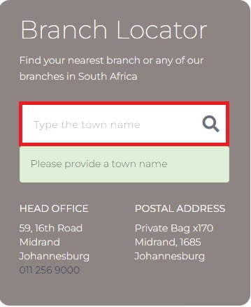 African Bank Branch Locator