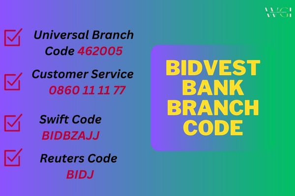 Bidvest Bank Universal Branch Code