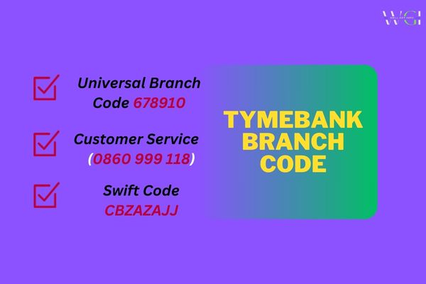 Tyme bank Branch Code