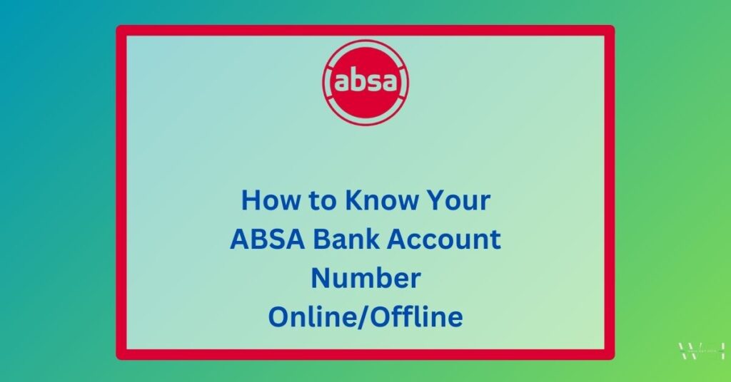Absa Account Number