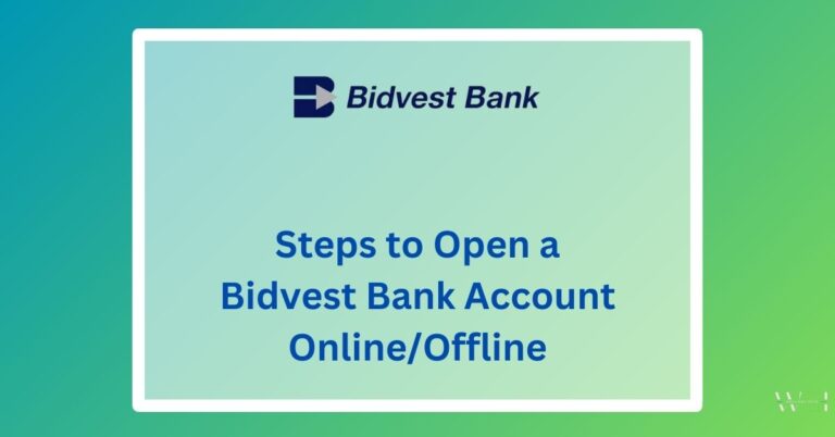 Open Bidvest Bank Account Online