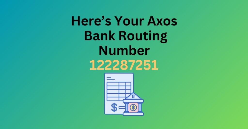 Axos Bank Routing Number